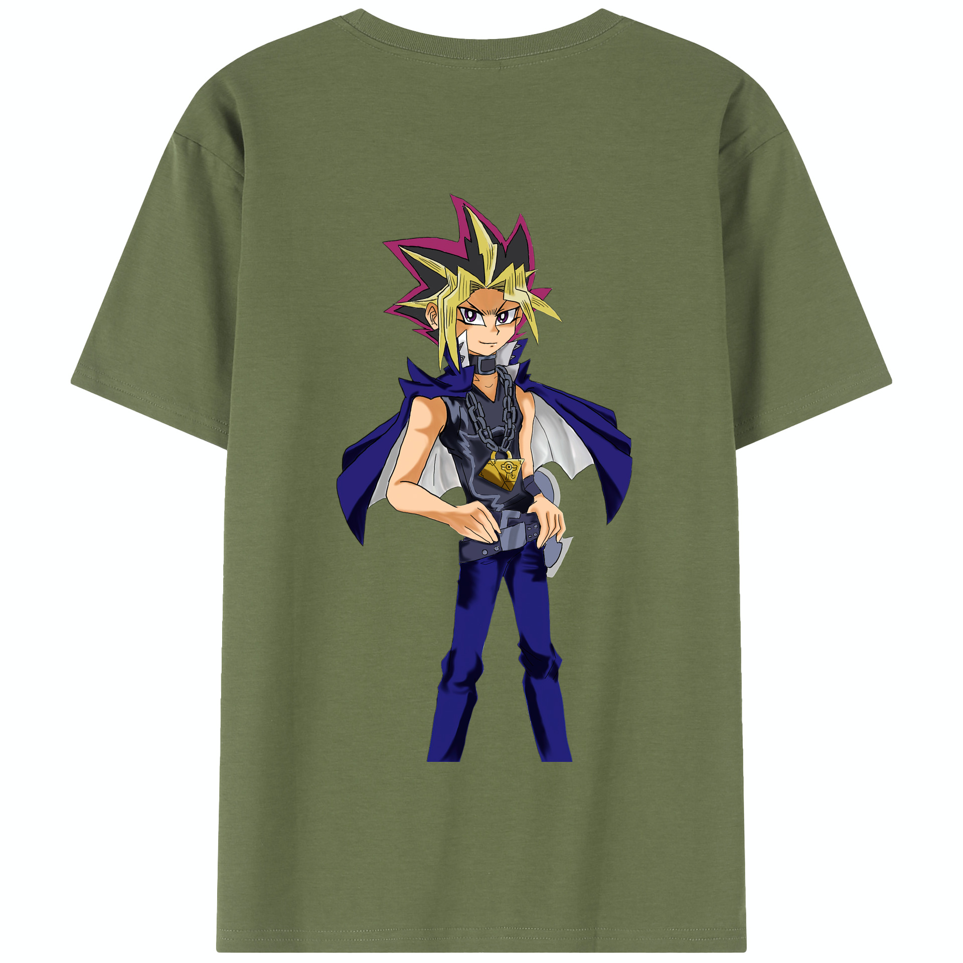 （画像用） 遊☆戯☆王 Yu-Gi-Oh! 綿100％半袖Tシャツ（背面プリント）